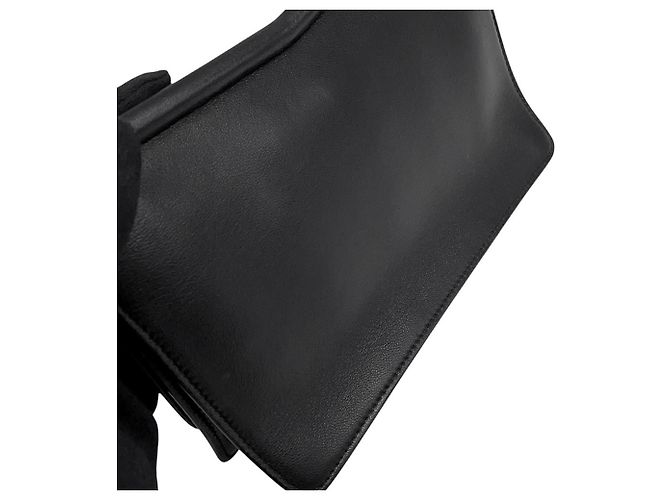 Borsa a tracolla in pelle nera con catena Jimmy Choo - vista 8