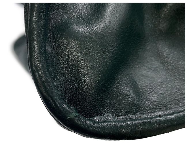 Bolso de hombro de piel Burberry Azul Verde oscuro - vista 6