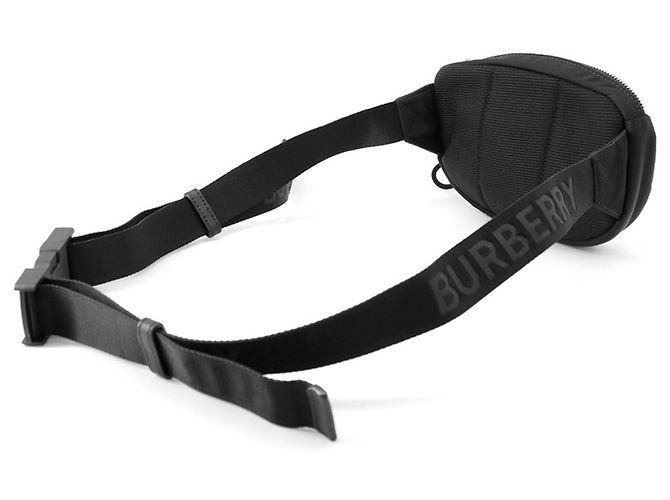 Borsa a tracolla Burberry in nylon nero - vista 2