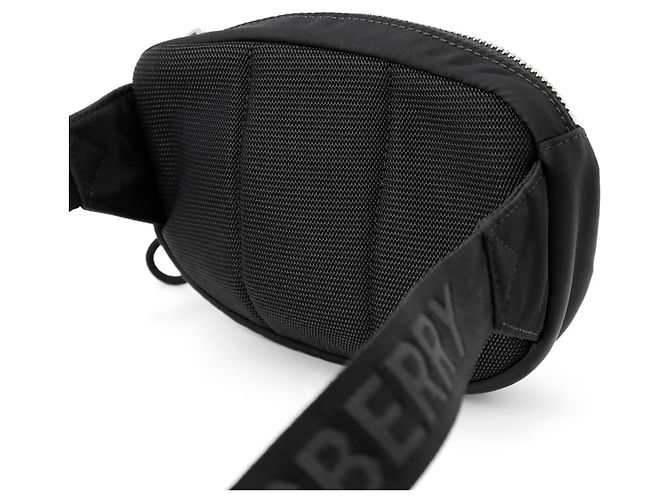 Borsa a tracolla Burberry in nylon nero - vista 3