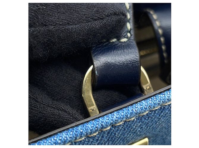 Borsa Tote Jimmy Choo Varenne Bianco Blu Blu navy - vista 14