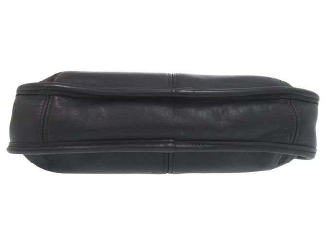 Bolsa de ombro Coach em couro preto - vista 3