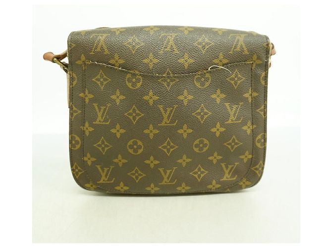 Louis Vuitton Monogram Saint Cloud GM Shoulder Bag Brown - view 11