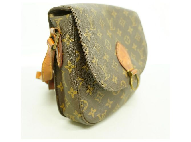 Louis Vuitton Monogram Saint Cloud GM Shoulder Bag Brown - view 2