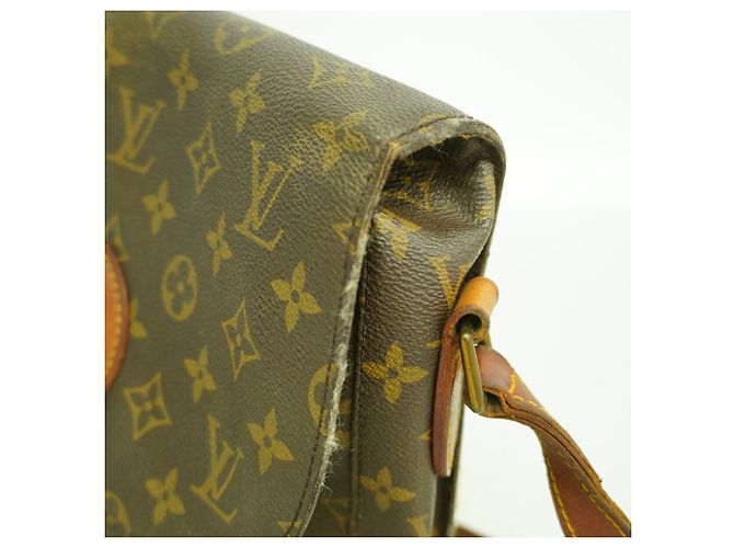 Louis Vuitton Monogram Saint Cloud GM Shoulder Bag Brown - view 9