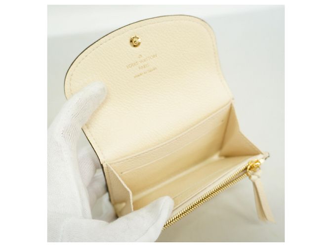 Portamonete Louis Vuitton Cream Crudo - vista 3