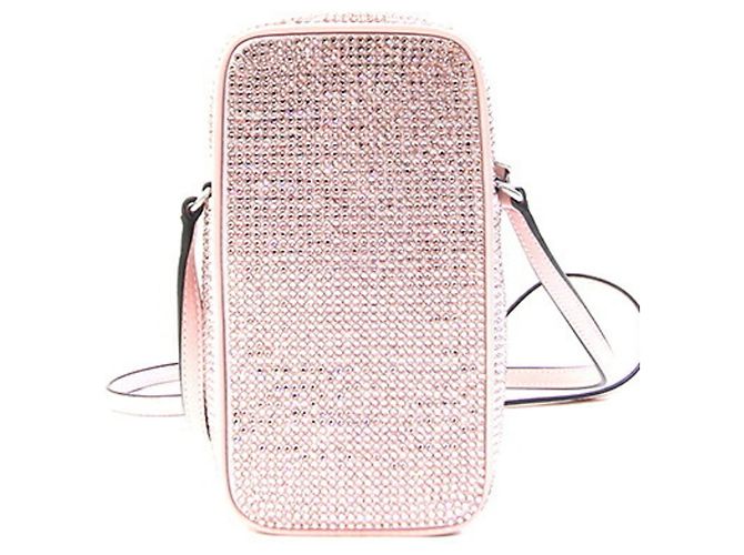 Borsa a tracolla in pelle rosa chiaro Jimmy Choo - vista 2