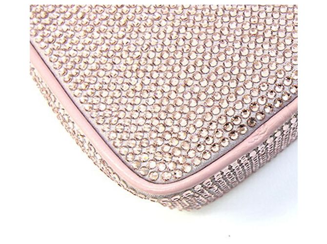 Borsa a tracolla in pelle rosa chiaro Jimmy Choo - vista 5
