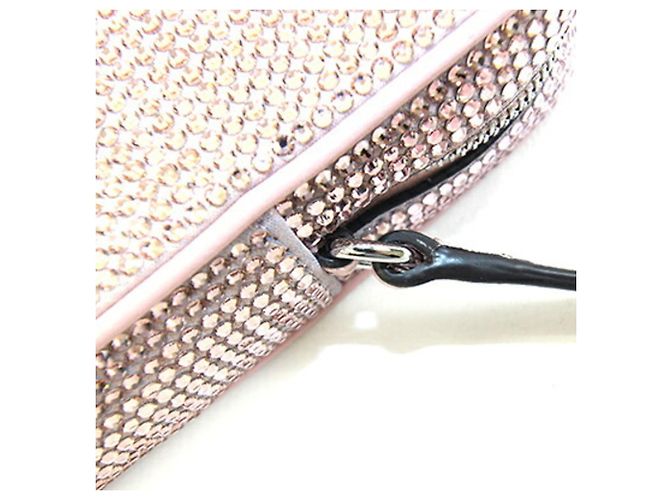 Borsa a tracolla in pelle rosa chiaro Jimmy Choo - vista 6