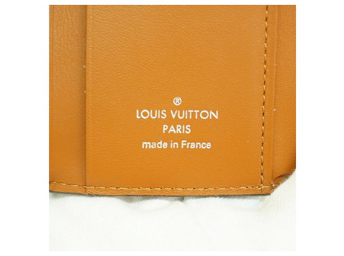 Louis Vuitton Mahina Portefeuille Iris XS Tri-fold Wallet Marrone - vista 4