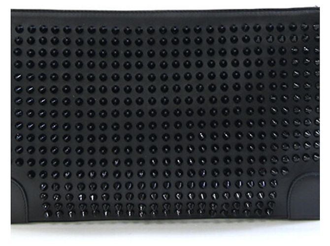 Borsa a tracolla Christian Louboutin Ruby Poche Nero - vista 2
