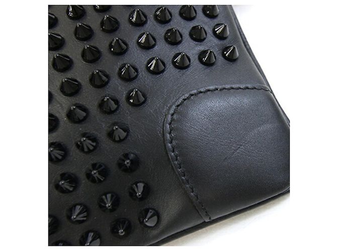 Borsa a tracolla Christian Louboutin Ruby Poche Nero - vista 5