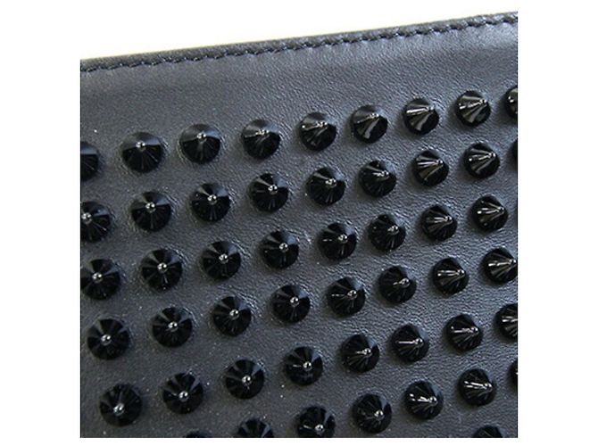 Borsa a tracolla Christian Louboutin Ruby Poche Nero - vista 6