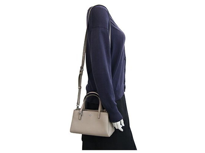 Bolsa Tory Burch Emerson Cinza - vista 4