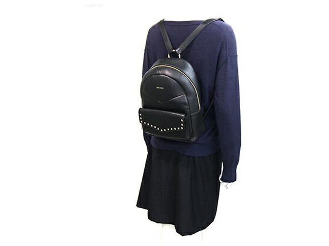 Jimmy Choo Cassie Star Studded Rucksack Schwarz - Ansicht 9