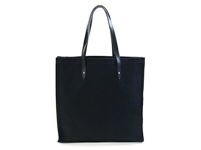 Borsa Tote Jimmy Choo in tela e pelle nera Nero - vista 2