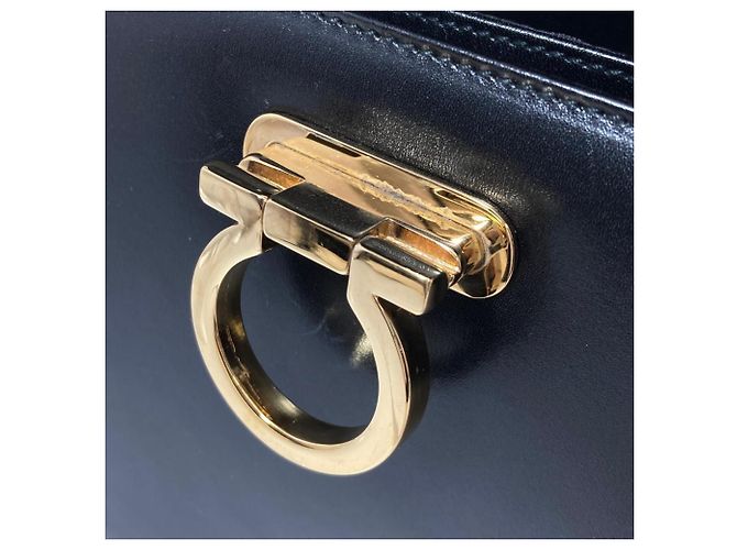 Borsa Salvatore Ferragamo Gancini Nero - vista 10