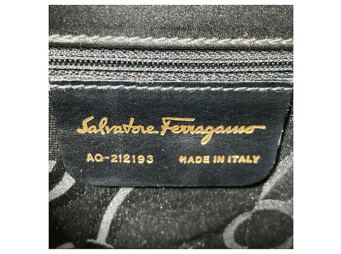 Borsa Salvatore Ferragamo Gancini Nero - vista 12