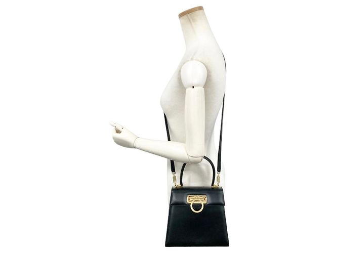 Borsa Salvatore Ferragamo Gancini Nero - vista 13