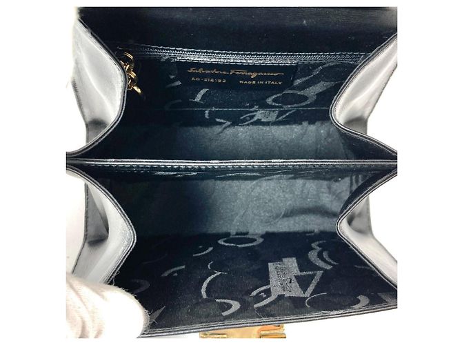 Borsa Salvatore Ferragamo Gancini Nero - vista 5