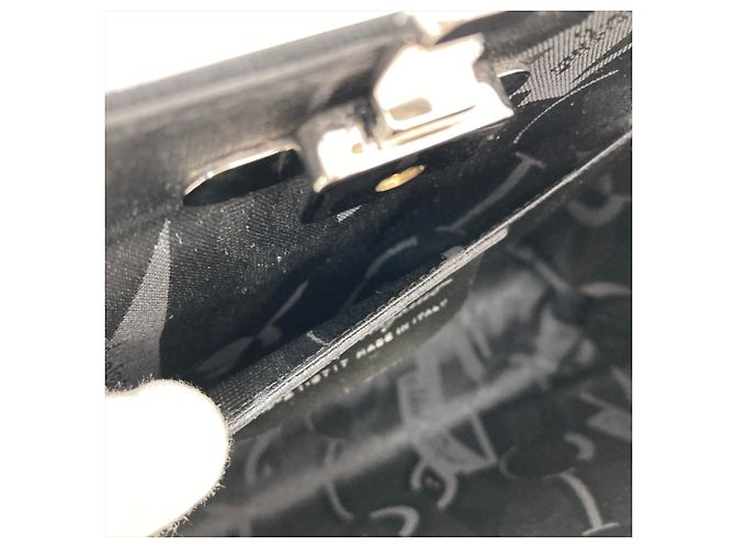 Borsa a Spalla Gancini con Catena Salvatore Ferragamo Argento - vista 11