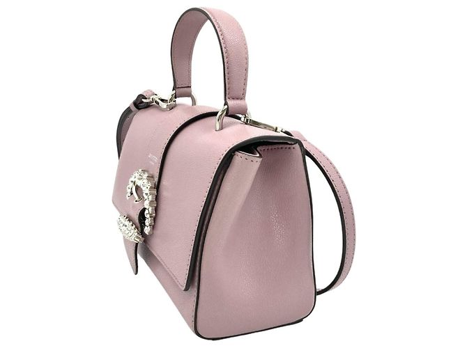 Borsa Jimmy Choo Cheri Mini Porpora - vista 2