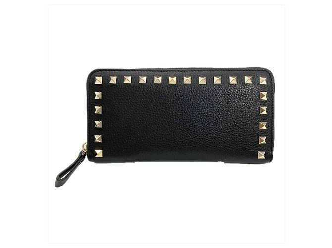 Portafoglio lungo Valentino Rockstud Nero - vista 2