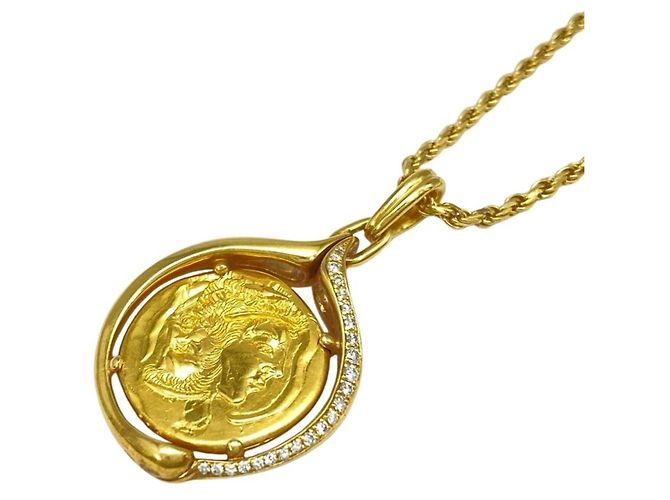 Collar con colgante de moneda Piaget Hans Erni - vista 2