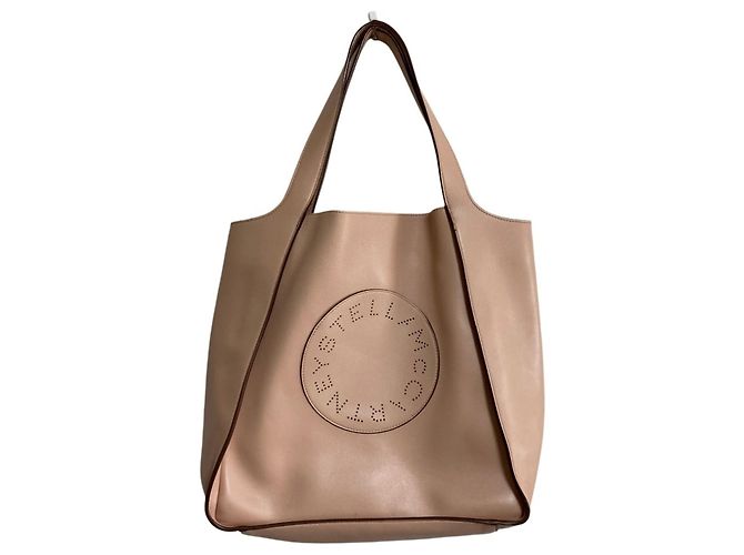 Stella Mc Cartney Stella McCartney Circle Logo Handtasche in Pink Beige - Ansicht 2