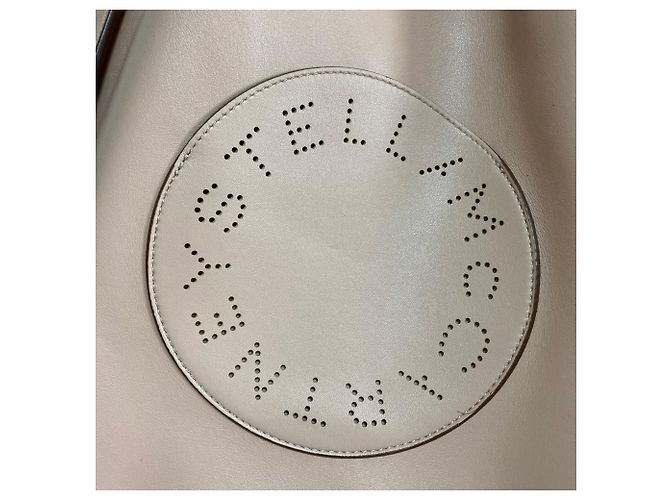 Stella Mc Cartney Stella McCartney Circle Logo Handtasche in Pink Beige - Ansicht 9