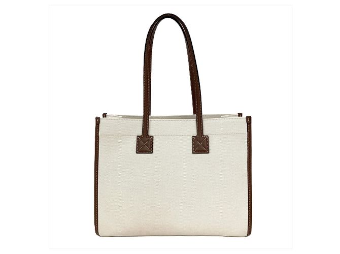 Borsa Tote Burberry Small Freya Beige - vista 2