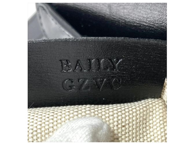 Borsa a tracolla e spalla in pelle Bally Nero - vista 12