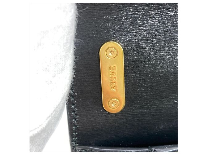 Borsa a tracolla e spalla in pelle Bally Nero - vista 13