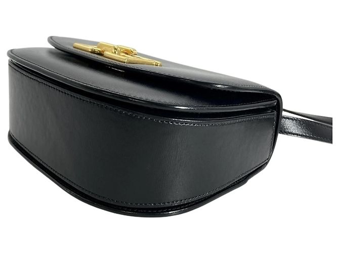Borsa a tracolla e spalla in pelle Bally Nero - vista 3