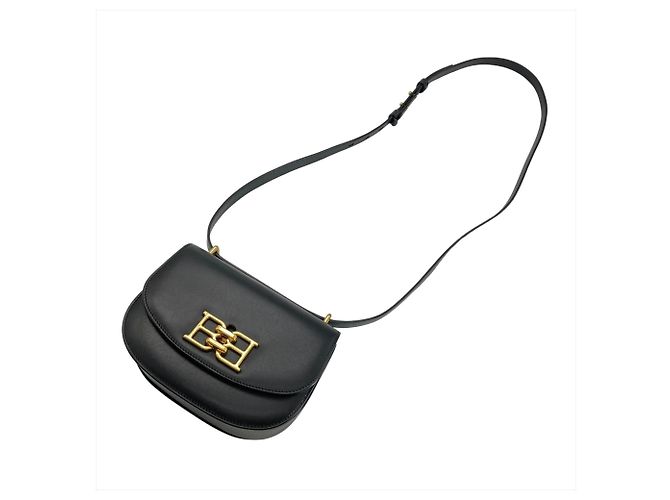 Borsa a tracolla e spalla in pelle Bally Nero - vista 4