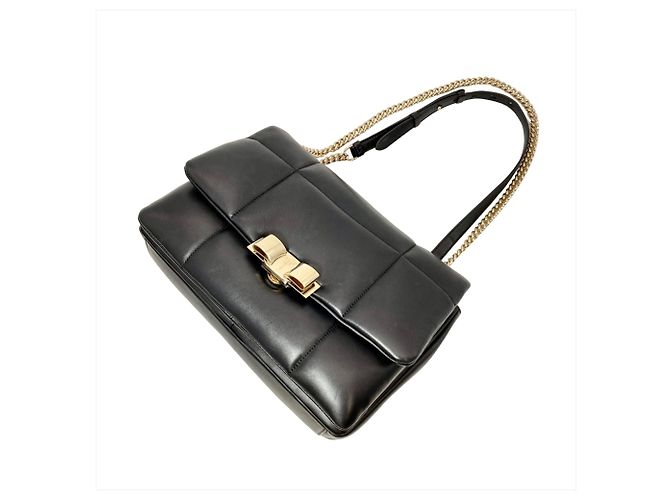 Borsa a tracolla con catena matelassé Salvatore Ferragamo - vista 4