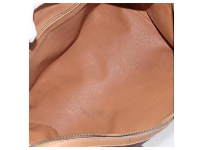 Céline Celine Vintage Duffle Macadam Coated Canvas Large Marron - vue 5