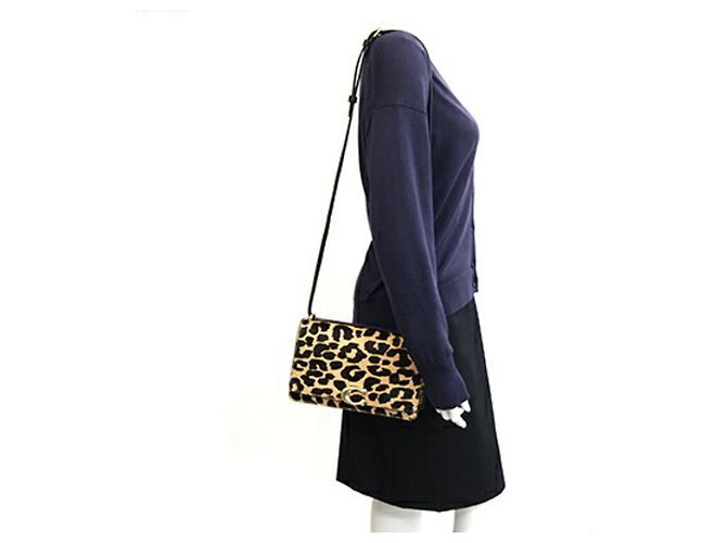 Borsa a tracolla Coach Bandit CM515 Nero Beige - vista 10