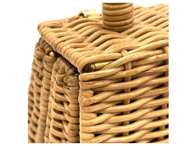 Salvatore Ferragamo Ferragamo Gancini Top Handle Basket Bag Beige - view 10