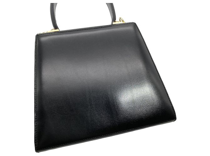 Borsa a mano Salvatore Ferragamo Gancini con manico superiore Nero - vista 4