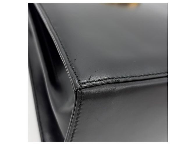 Borsa a mano Salvatore Ferragamo Gancini con manico superiore Nero - vista 7