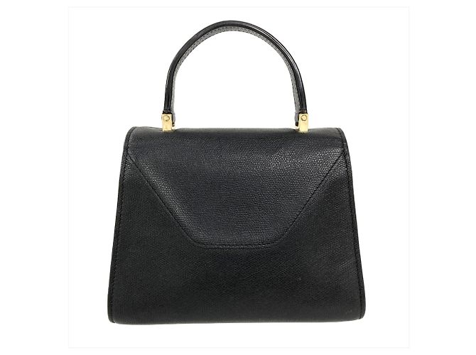 Bolsa de Ombro Mini Iside Valextra Preto - vista 2