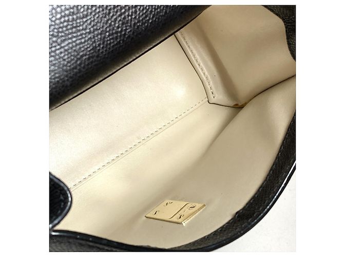 Bolsa de Ombro Mini Iside Valextra Preto - vista 5