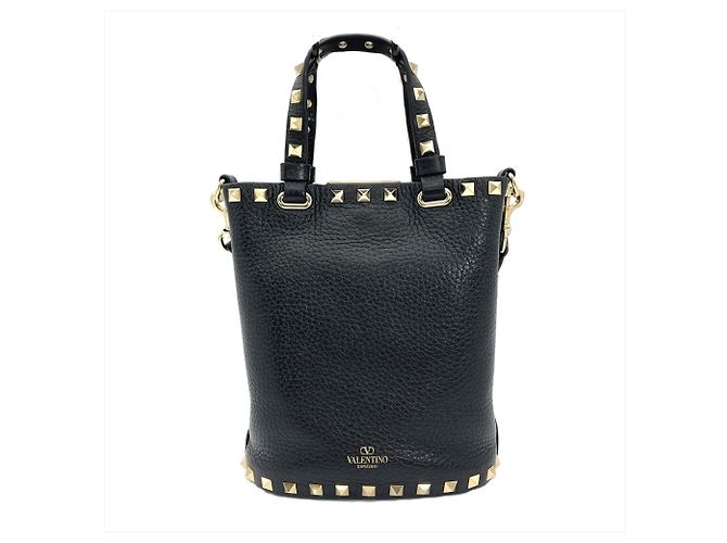 Borsa a tracolla Valentino Rockstud Nero - vista 2