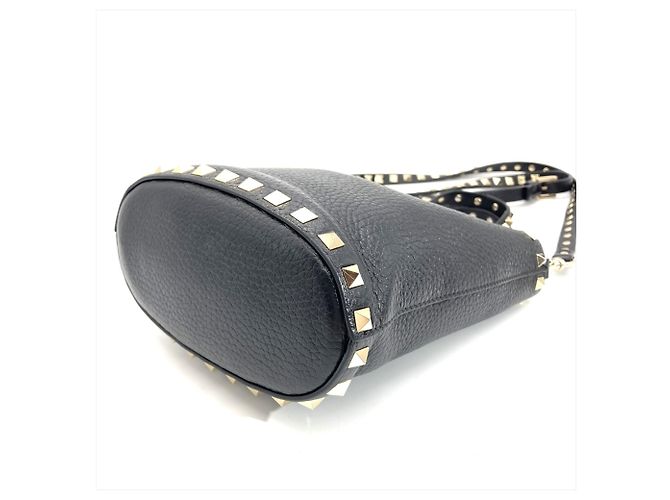 Borsa a tracolla Valentino Rockstud Nero - vista 4