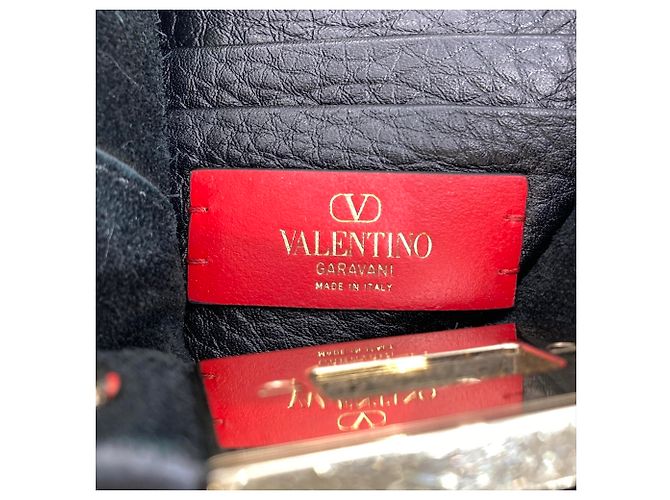 Borsa a tracolla Valentino Rockstud Nero - vista 6