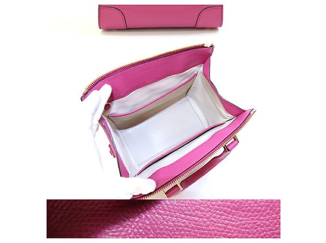 Borsa Valextra Babila Mini Rosa - vista 2