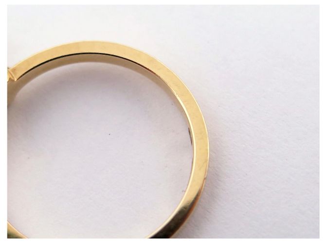 ANELLO CHRISTIAN DIOR CHARMS T53 ORO GIALLO 18K 3.5GR DIAMANTI D'oro - vista 11