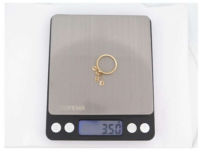 ANELLO CHRISTIAN DIOR CHARMS T53 ORO GIALLO 18K 3.5GR DIAMANTI D'oro - vista 6