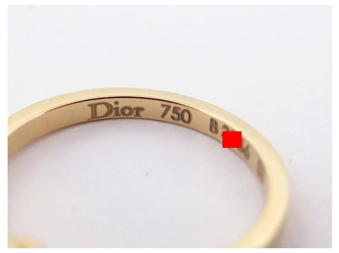 ANELLO CHRISTIAN DIOR CHARMS T53 ORO GIALLO 18K 3.5GR DIAMANTI D'oro - vista 8